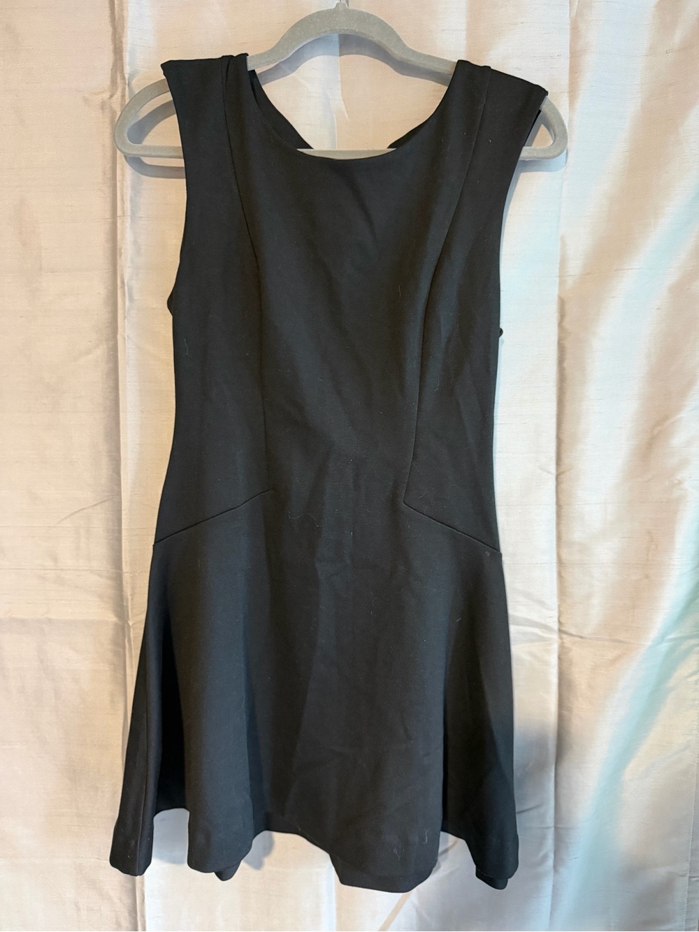 Free People Classic Black Sleeveless Fit & Flare Dress
